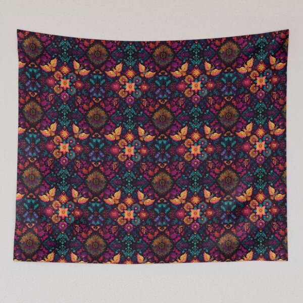 Item preview, Guatemalan Soul Mandala – Vibrant Florals & Birds designed and sold by Cafecito & Cultura.