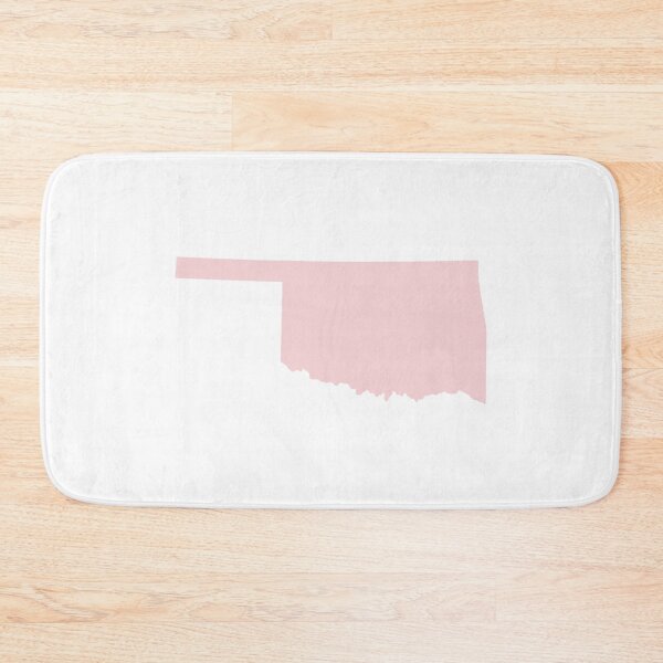Item preview, Oklahoma Map Silhouette – Minimal Pink designed and sold by Paper Drip.