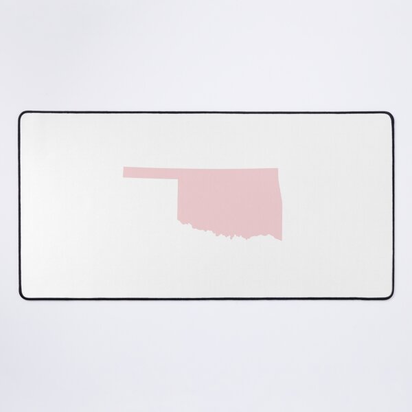Item preview, Oklahoma Map Silhouette – Minimal Pink designed and sold by Paper Drip.