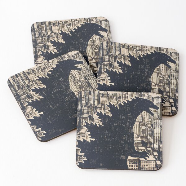Item preview, Godzilla Wood Cut 7 designed and sold by [EverNever] Creative Gear Alternatives.