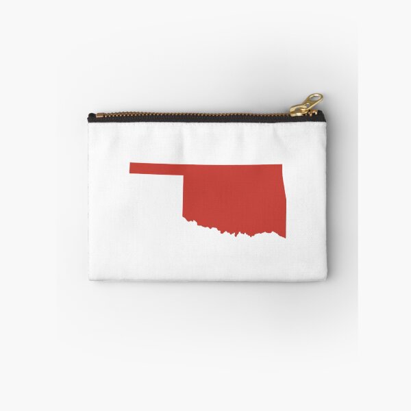 Item preview, Oklahoma Map Silhouette – Minimal Maroon designed and sold by Paper Drip.