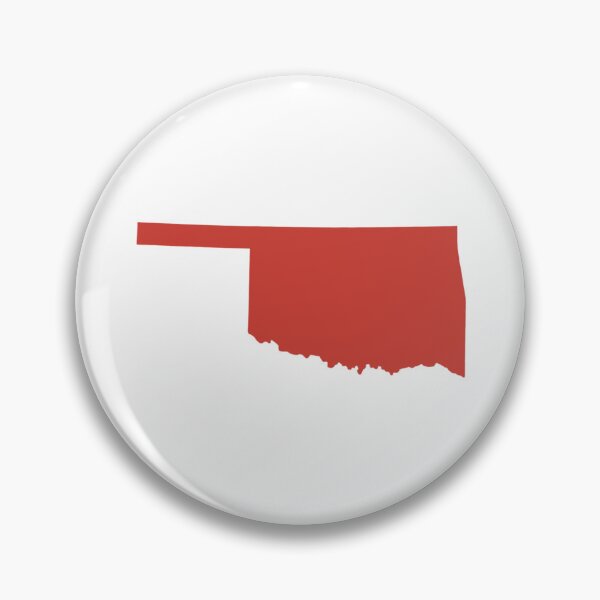 Item preview, Oklahoma Map Silhouette – Minimal Maroon designed and sold by Paper Drip.