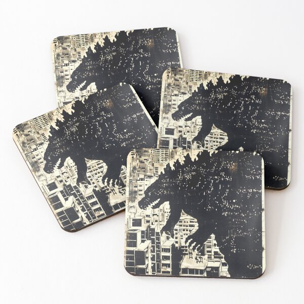 Item preview, Godzilla Wood Cut 8 designed and sold by [EverNever] Creative Gear Alternatives.