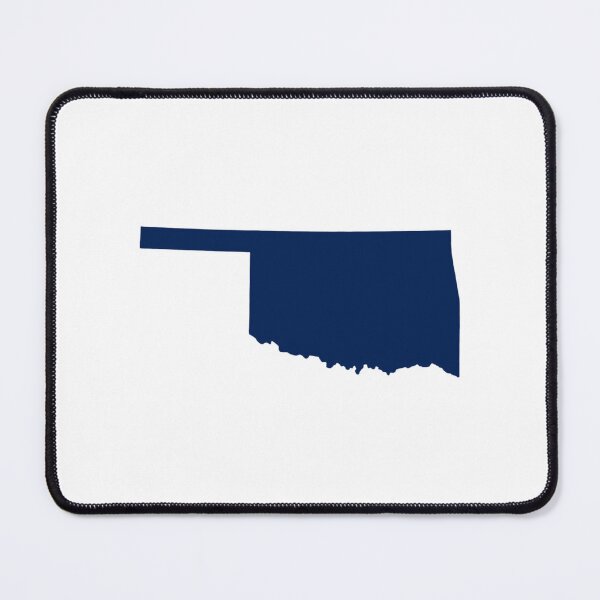 Item preview, Oklahoma Map Silhouette – Minimal Black and White designed and sold by Paper Drip.