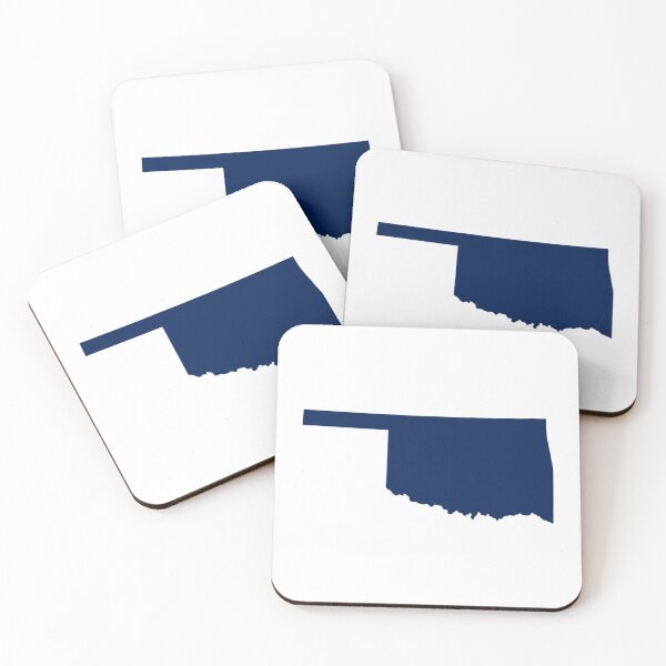 Item preview, Oklahoma Map Silhouette – Minimal Black and White designed and sold by Paper Drip.