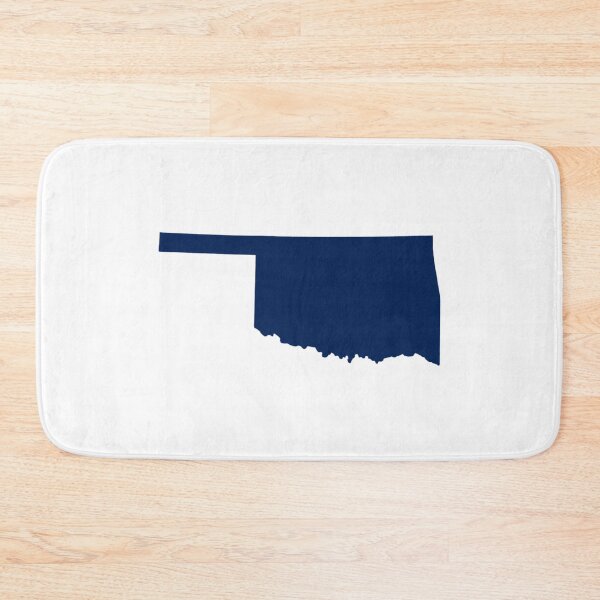 Item preview, Oklahoma Map Silhouette – Minimal Black and White designed and sold by Paper Drip.
