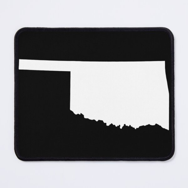 Item preview, Oklahoma Map Silhouette – Minimal White designed and sold by Paper Drip.
