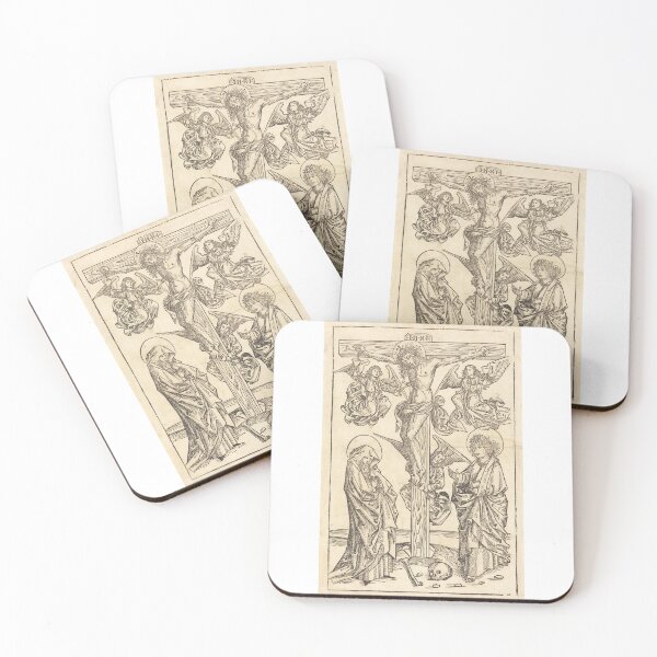 Item preview, Christ on the Cross with Angels (1490/1500) by German 15th Century designed and sold by DeusInk.