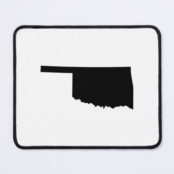 Item preview, Oklahoma Map Silhouette – Minimal Black designed and sold by Paper Drip.