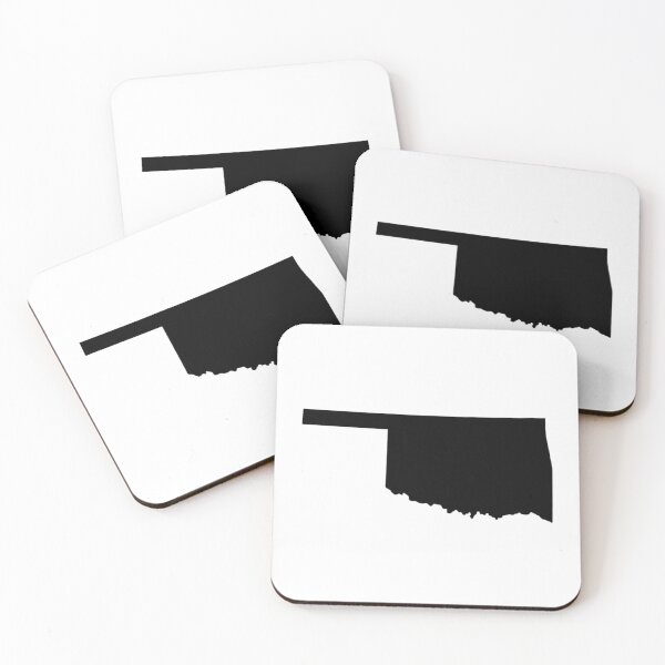Item preview, Oklahoma Map Silhouette – Minimal Black designed and sold by Paper Drip.