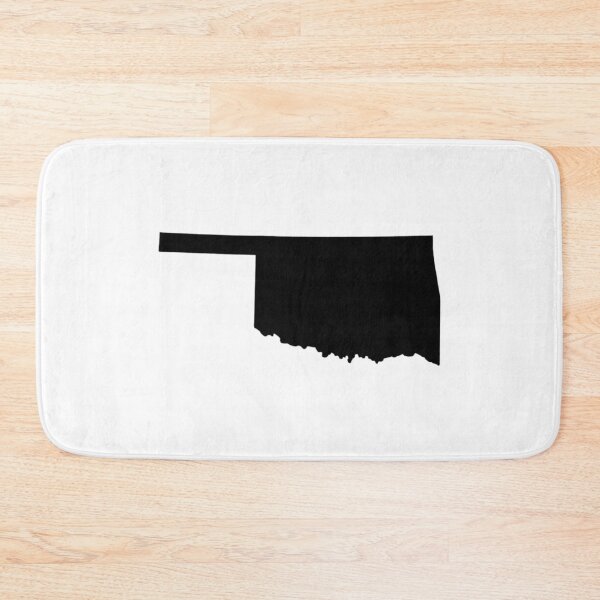 Item preview, Oklahoma Map Silhouette – Minimal Black designed and sold by Paper Drip.