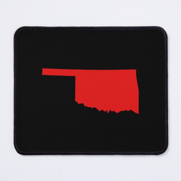 Item preview, Oklahoma Map Silhouette – Minimal Red designed and sold by Paper Drip.