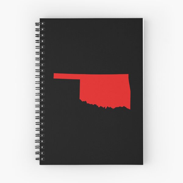 Item preview, Oklahoma Map Silhouette – Minimal Red designed and sold by Paper Drip.