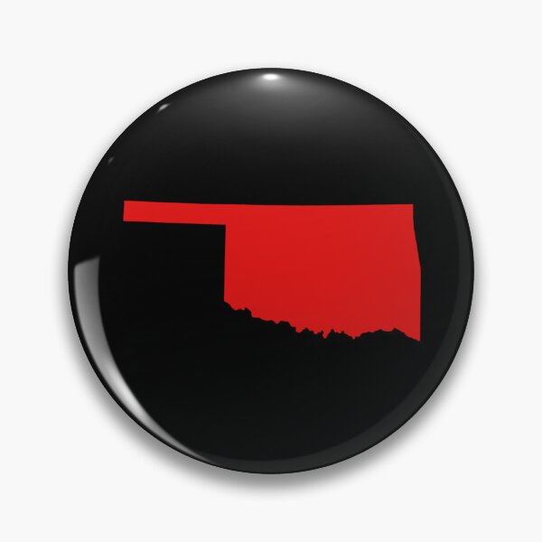 Item preview, Oklahoma Map Silhouette – Minimal Red designed and sold by Paper Drip.