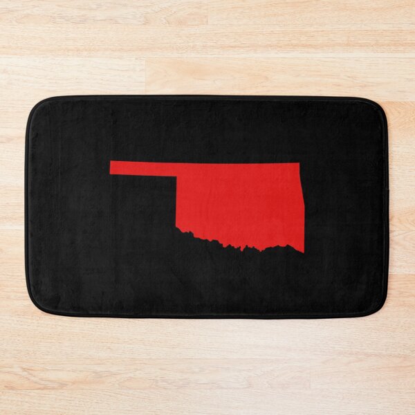 Item preview, Oklahoma Map Silhouette – Minimal Red designed and sold by Paper Drip.