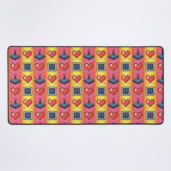 Item preview, Pixel Pop – Retro Love in Gradient Mode designed and sold by PatternFlux.