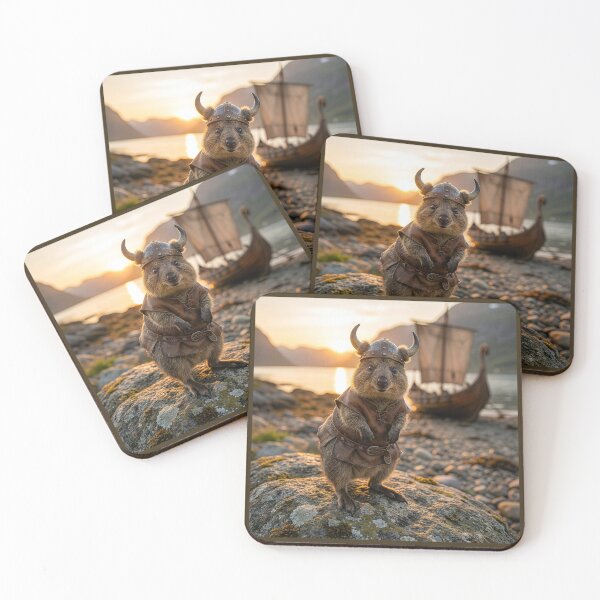Item preview, Quokka Viking designed and sold by Tridentulus.