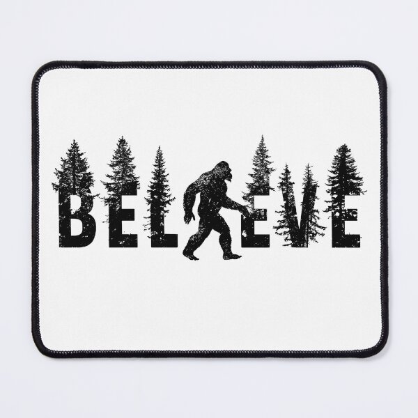 Aperçu de l'œuvre L'art cryptide rétro du Bigfoot créée et vendue par PacificNWGearCo.