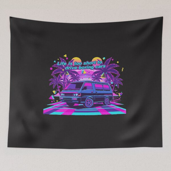 Item preview, Vaporwave Delica L300 Star Wagon JDM Space Aesthetic designed and sold by Thaivi Design.