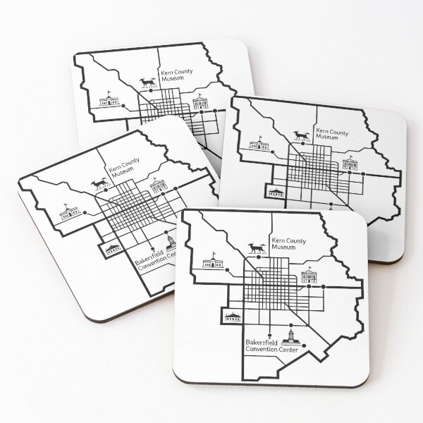 Item preview, bakersfield map designed and sold by Uglyandcute.