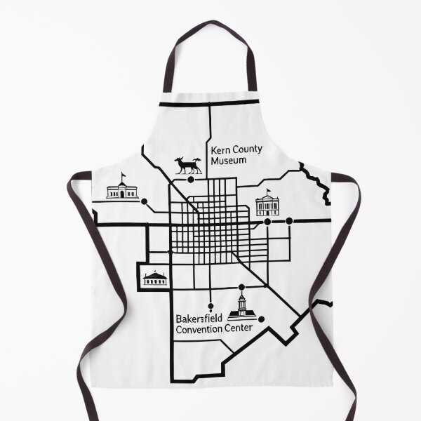 Item preview, bakersfield map designed and sold by Uglyandcute.