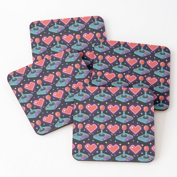 Item preview, Arcade Heartbeat – Pixel Love in Play designed and sold by PatternFlux.