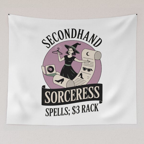 Item preview, Secondhand Sorceress Thrift Store Witch Humor designed and sold by Marpin91.