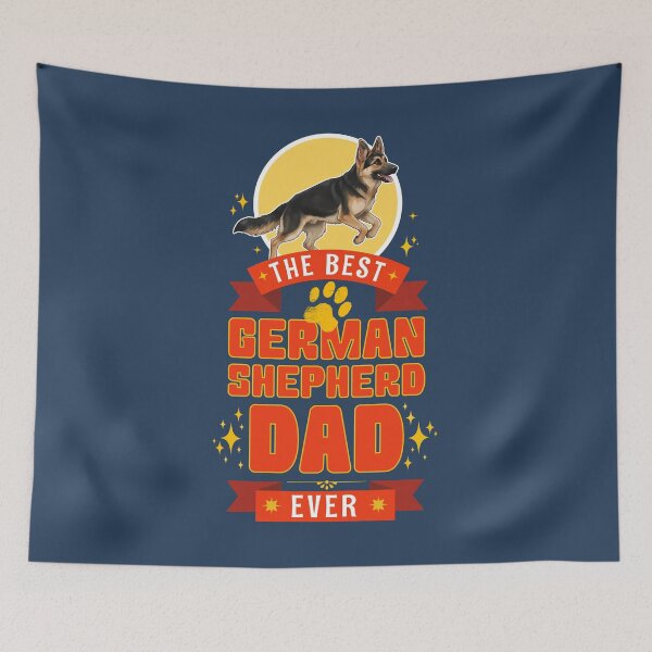Item preview, Best German Shepherd Dad Ever | Parisian Dog Dad Style designed and sold by FrancophileFun.