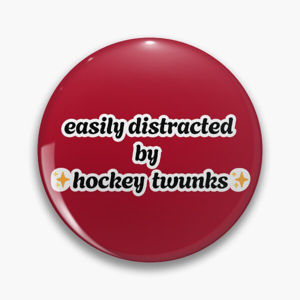 Item preview, Heated Rivalry Easily Distracted by Hockey Twunks (Montreal Metros Red) designed and sold by claybro.