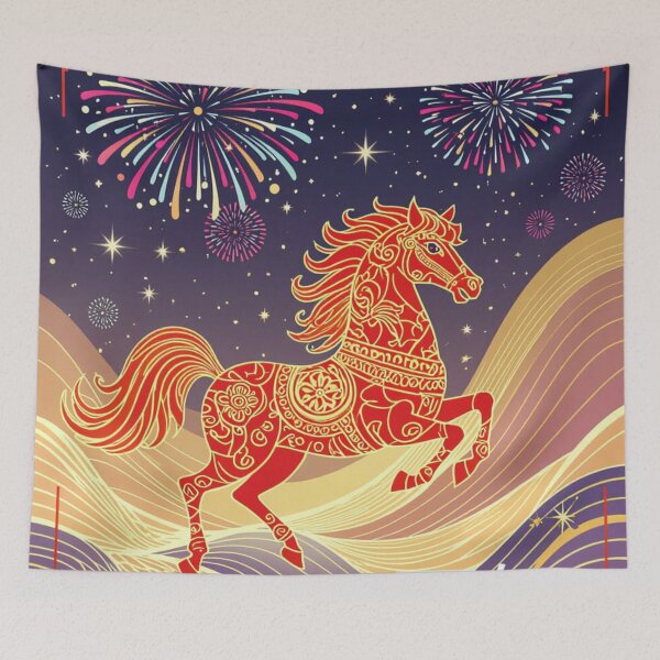 Item preview, Chinese Year of the Fire Horse designed and sold by Talpha.