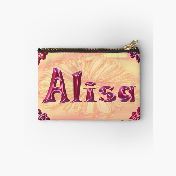 Item preview, Alisa Name Design – Satin Pink Glossy Font, Cute Shiny Lettering :) designed and sold by Myriel-Myriel.