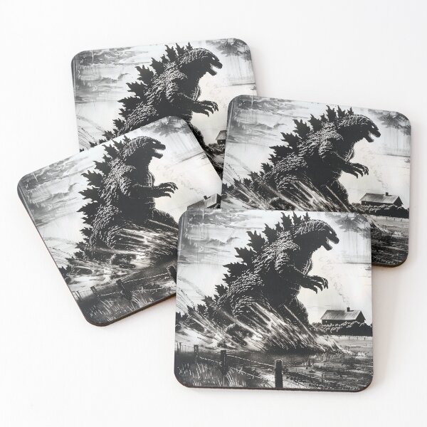 Item preview, Godzilla Line Art 2 -  Explosion in a Field designed and sold by [EverNever] Creative Gear Alternatives.