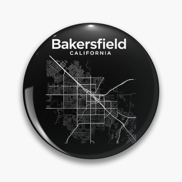 Item preview, bakersfield map designed and sold by Uglyandcute.