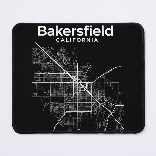 Item preview, bakersfield map designed and sold by Uglyandcute.