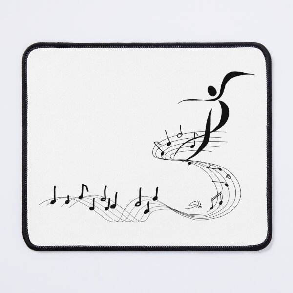 Item preview, Melody in Motion – Abstract Musical Dancer designed and sold by Sia's Shadow Gallery.