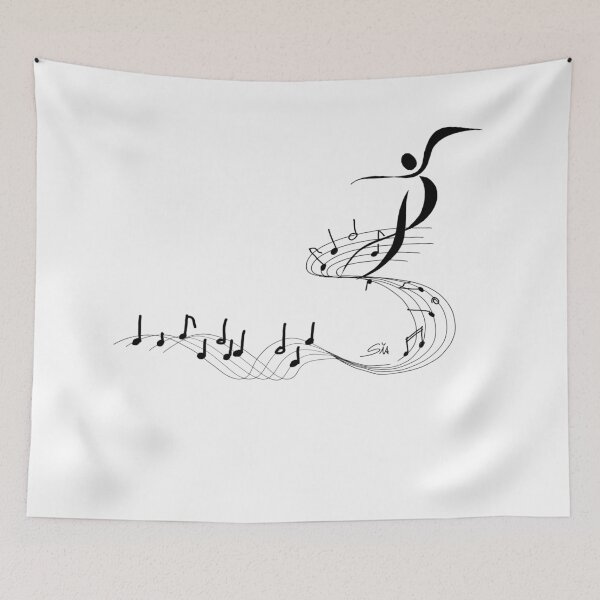 Item preview, Melody in Motion – Abstract Musical Dancer designed and sold by Sia's Shadow Gallery.