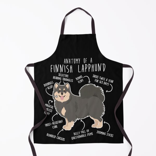 Item preview, Blue Finnish Lapphund Dog Anatomy designed and sold by Clara Hollins.