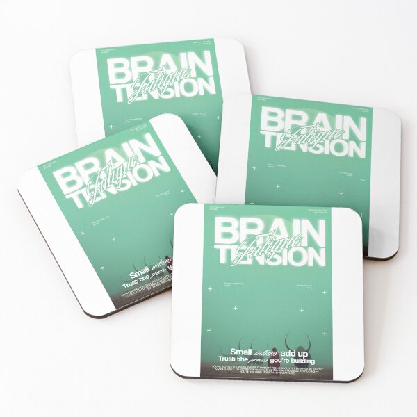 Item preview, Brain Tension – Mental Health Minimal Typography Design designed and sold by Terrero.