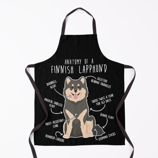 Item preview, Blue Finnish Lapphund Dog Anatomy designed and sold by Clara Hollins.