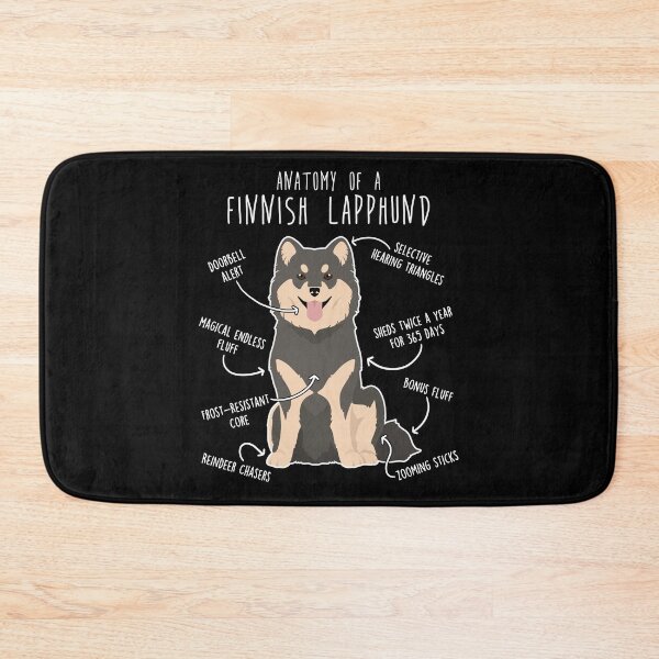 Item preview, Blue Finnish Lapphund Dog Anatomy designed and sold by Clara Hollins.
