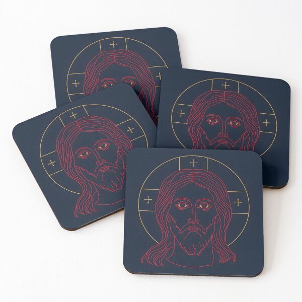 Item preview, Orthodox Jesus Christ Line Art Icon designed and sold by DeusInk.