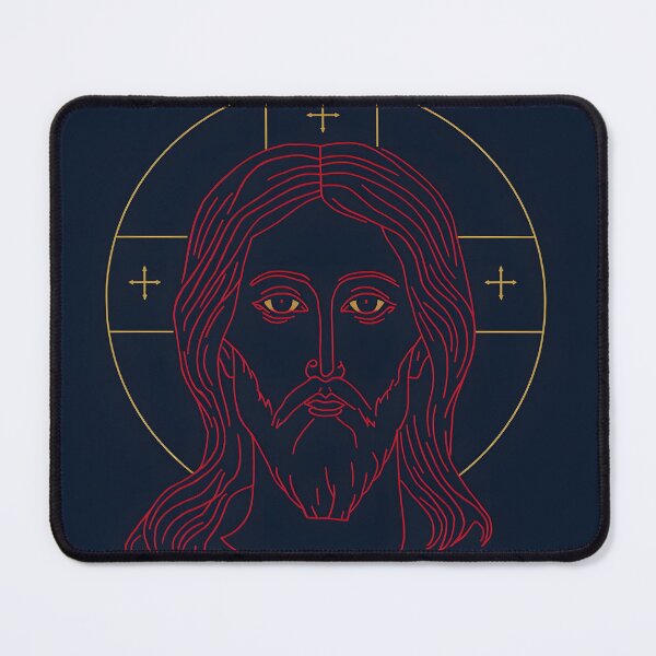 Item preview, Orthodox Jesus Christ Line Art Icon designed and sold by DeusInk.