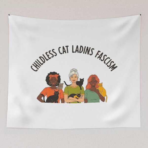 Item preview, Childless Cat Ladies Vintage Statement designed and sold by Pollock.