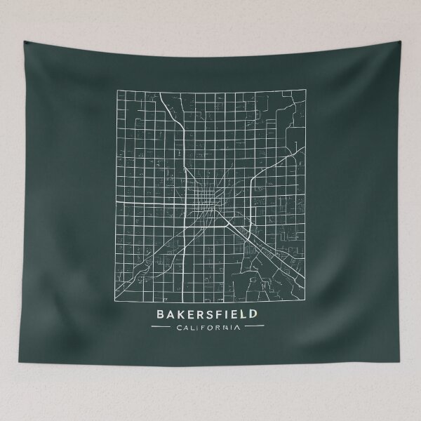 Item preview, bakersfield map designed and sold by Uglyandcute.