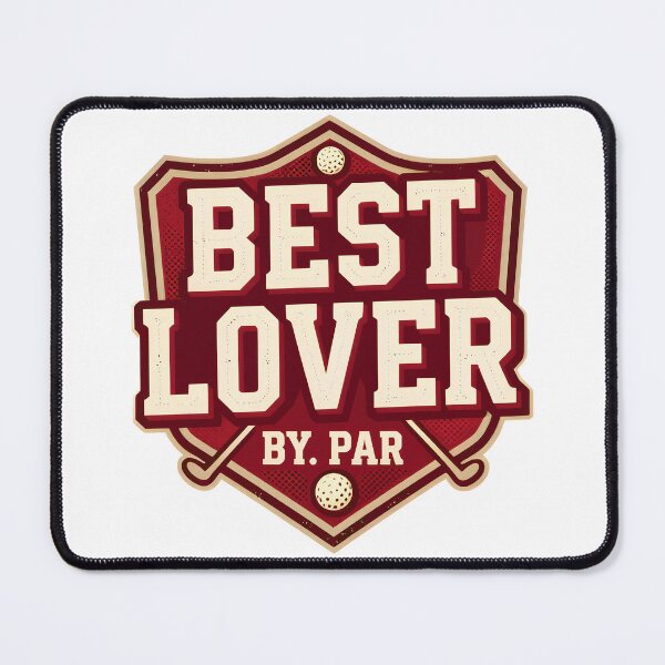 Item preview, BEST LOVER Golf Badge – Vintage Retro Romantic Gift designed and sold by MKV Design.