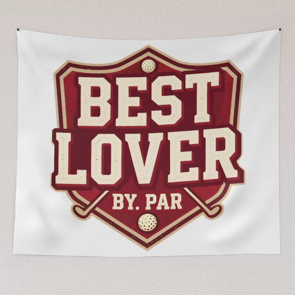 Item preview, BEST LOVER Golf Badge – Vintage Retro Romantic Gift designed and sold by MKV Design.