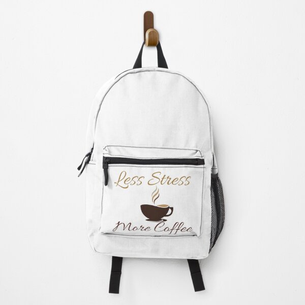 Item preview, Less Stress More Coffee – Elegant Coffee Cup Design designed and sold by RanoStore.