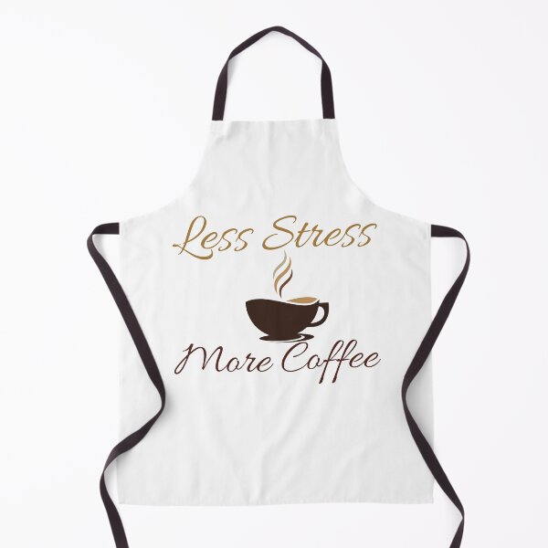 Item preview, Less Stress More Coffee – Elegant Coffee Cup Design designed and sold by RanoStore.