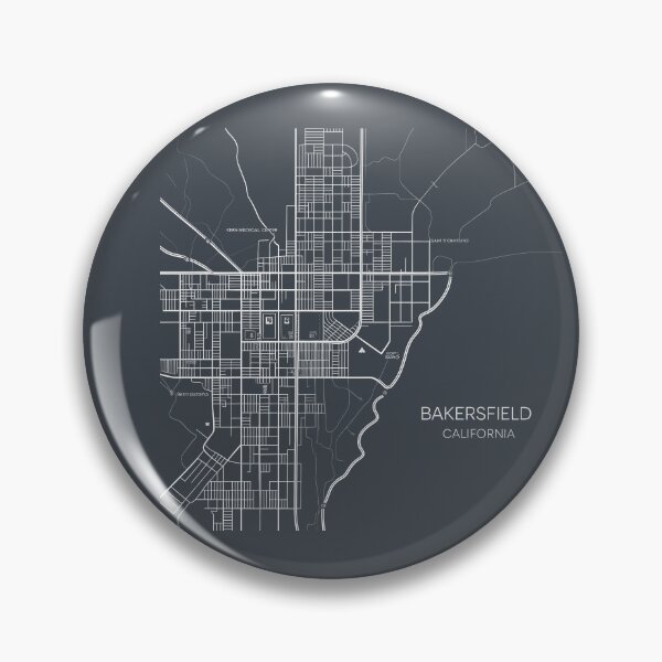Item preview, bakersfield map designed and sold by Uglyandcute.