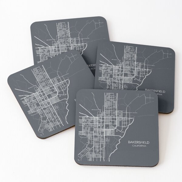 Item preview, bakersfield map designed and sold by Uglyandcute.